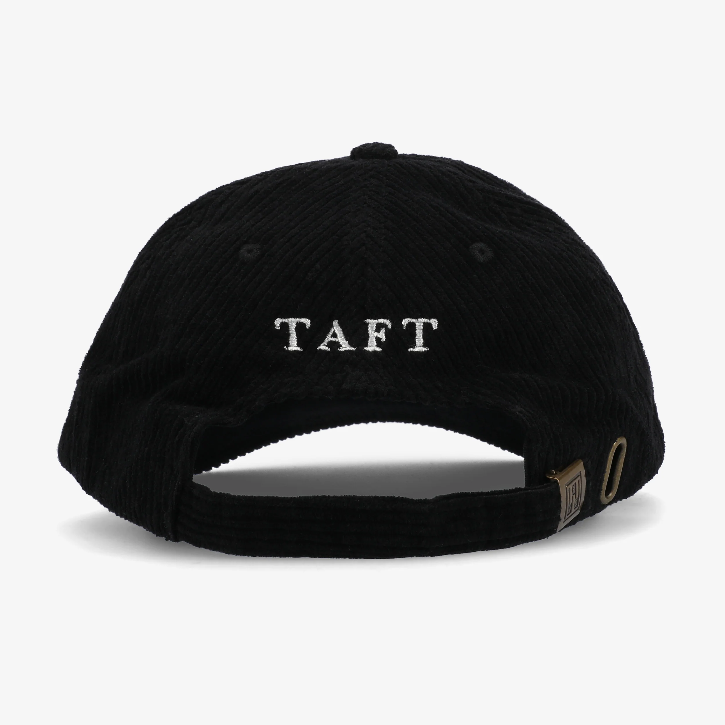 Take Care Heart Corduroy Hat in Black - Image 2