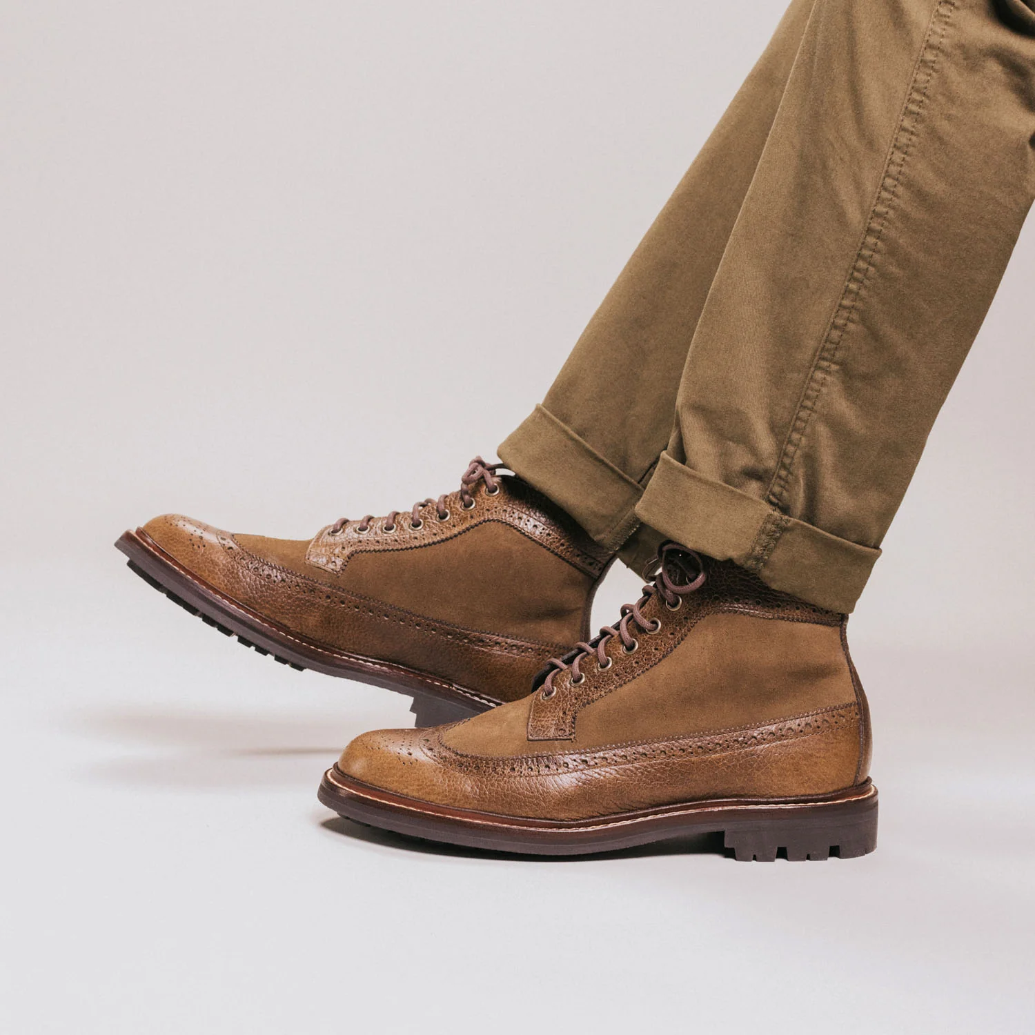 The Boston Boot in Olive - Image 6