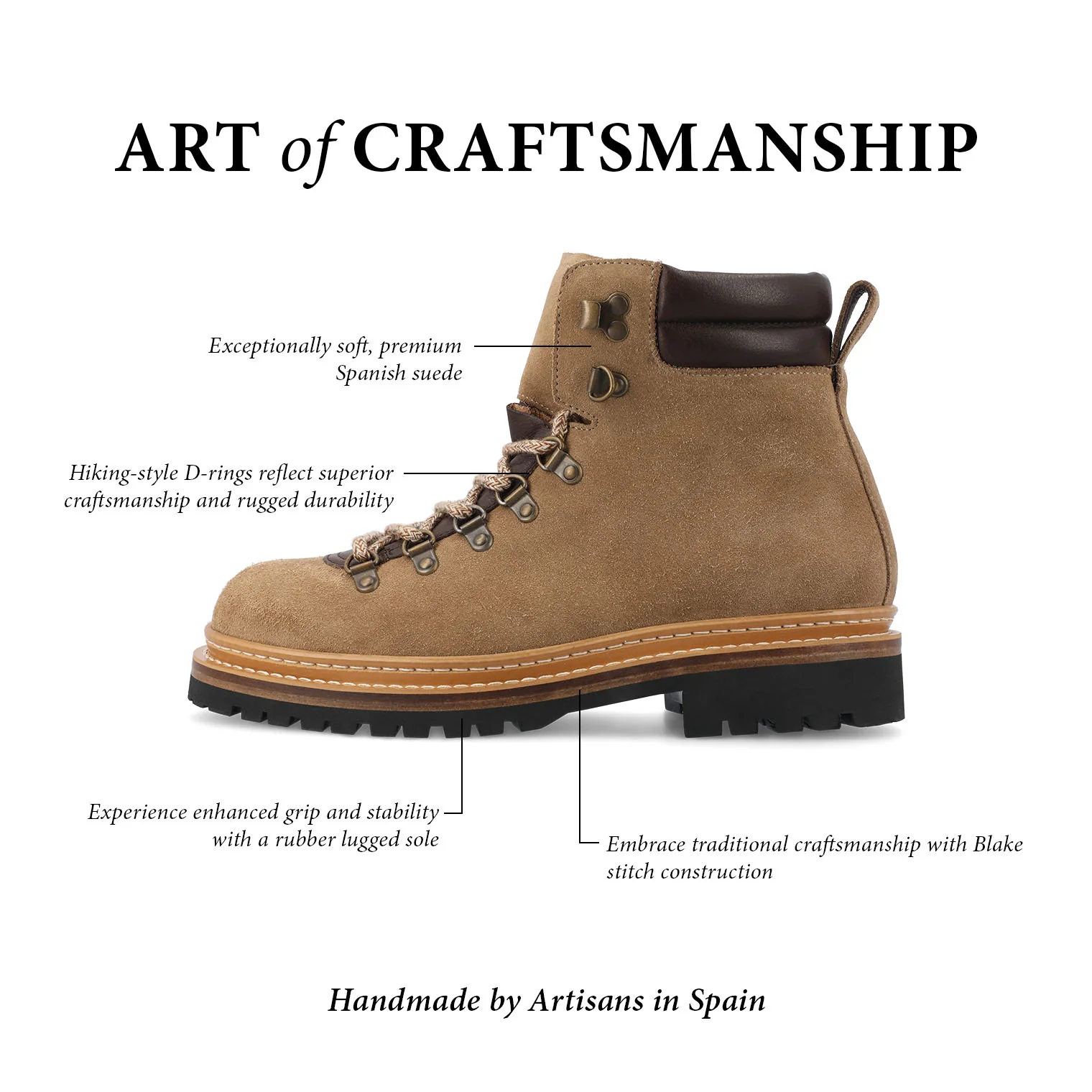 The Freya Women's Boot in Beige - Image 6