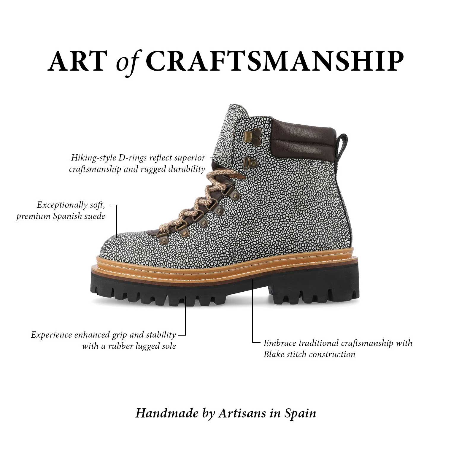 The Freya Women's Boot in Stone - Image 6