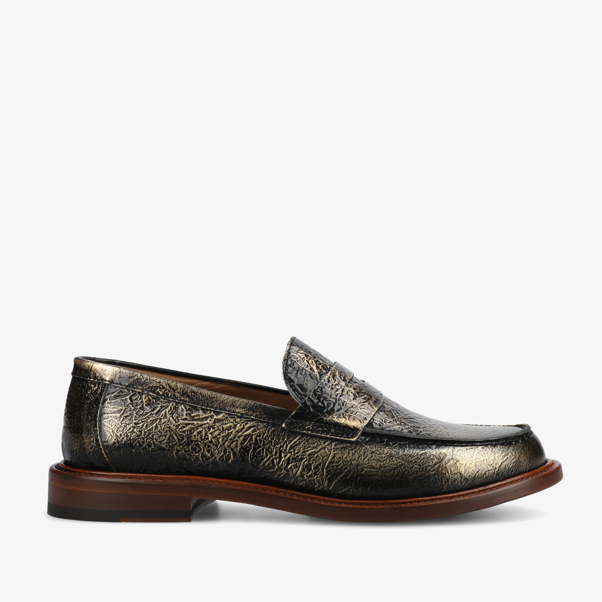The Jack Penny Loafer in Gilded Gold