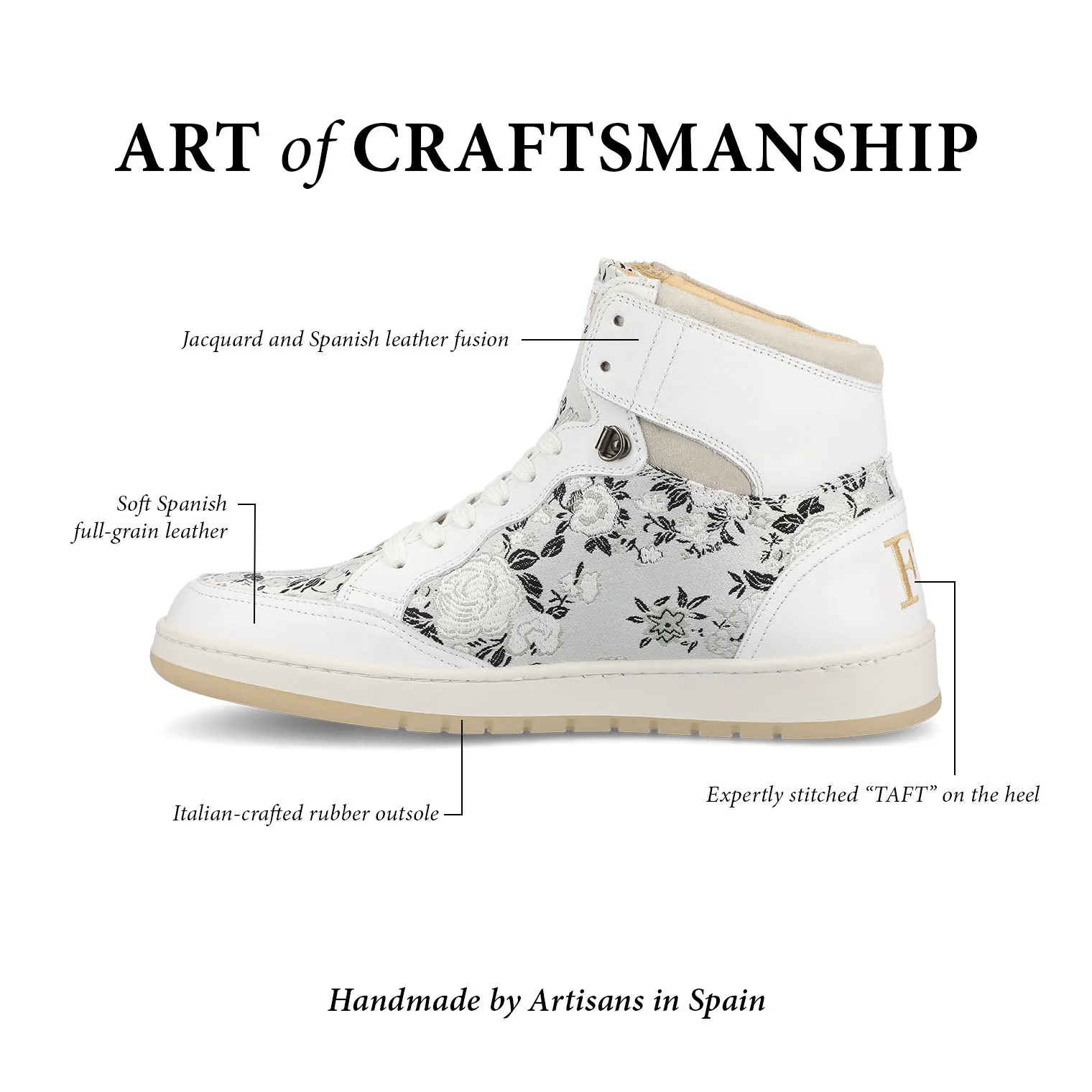 The Rapido High-top Sneaker in Eden Blanc - Image 8